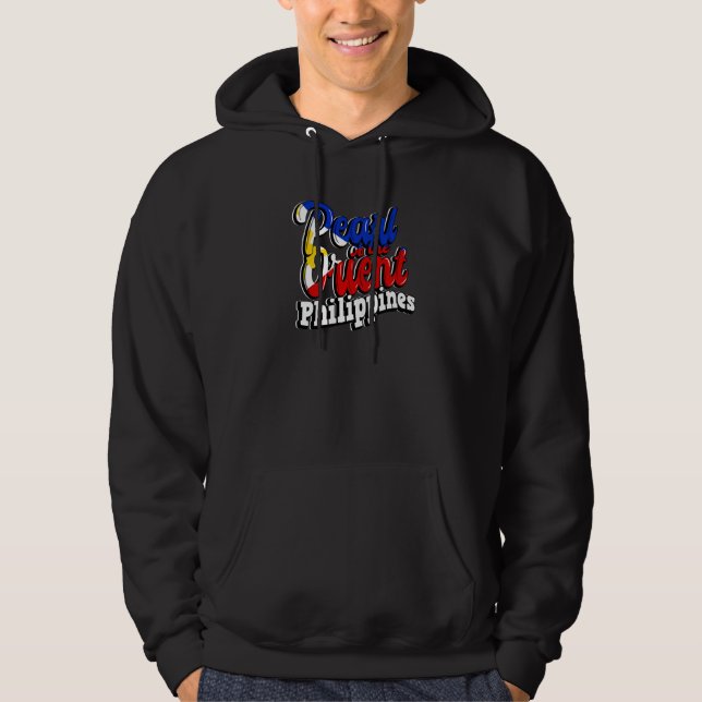 Veste À Capuche Philippines Pinay Filipino Country Palms Sun Mabuh (Devant)