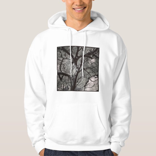 Veste À Capuche Photo carré - Arbre de Magnolia au début du printe (Devant)
