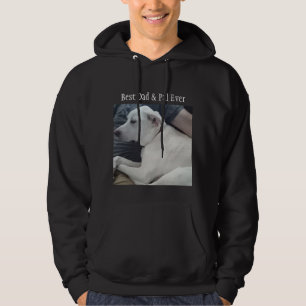 Veste À Capuche Photo de mignon chien avec le meilleur pote jamais