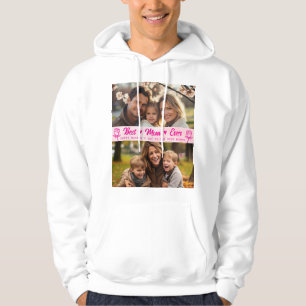 Veste À Capuche Photo de texte élégant Fête des mères aquarelle ro