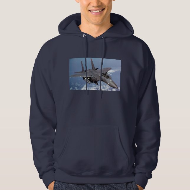 Veste À Capuche Photo d'Eagle de la grève F15 (Devant)