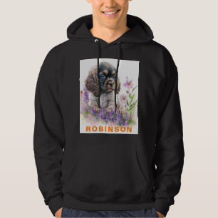 Veste À Capuche Photo et nom personnalisés modernes Personnalisé F