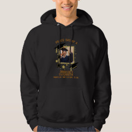 Veste À Capuche Photo personnalisée Papa fier d'un diplômé