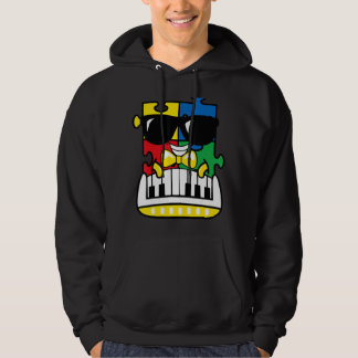 Veste À Capuche Pianiste Sensibilisation sur l'autisme Cute Piano 