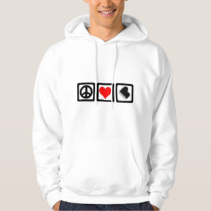 Veste À Capuche Piano d'amour de paix