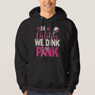 Veste À Capuche Pickleball En Octobre Nous Dînons Dans Pink Breast