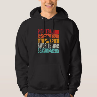 Veste À Capuche PickleBall Is My Favorite Season Retro Vintage Pad