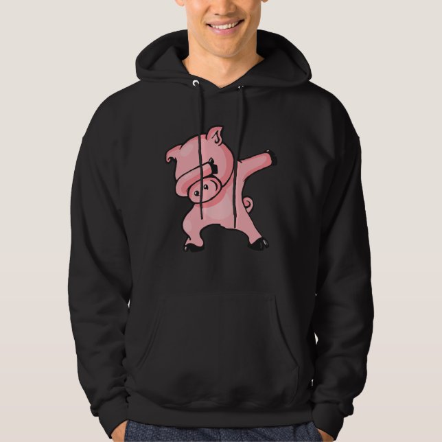 Veste À Capuche Pig Dab Dabbing Dabbing Cochon (Devant)
