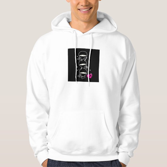Veste À Capuche Pile de Ninja (Devant)
