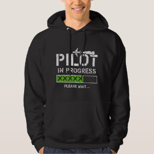 Veste À Capuche Pilote En Cours Enfant Pilote Futur Avion Aviati