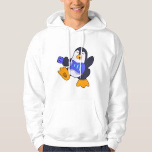 Veste À Capuche Pingouin à Musique avec Guitare
