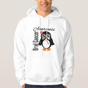 Veste À Capuche Pingouin oral de conscience de Cancer
