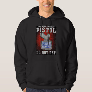 Veste À Capuche Pistol de support émotionnel ne pas animal de comp