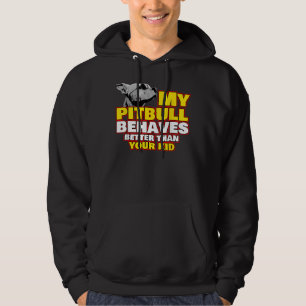 Veste À Capuche Pitbull Maman Chien Pet Décal Collar Toit Pit Bull