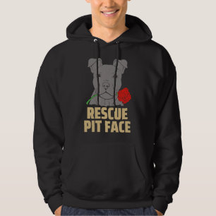 Veste À Capuche Pitbull Secourt visage fâché mignon