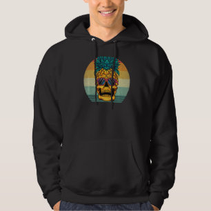 Veste À Capuche Plage tropicale des Souvenirs hawaïens du crâne d'