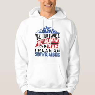 Veste À Capuche Plan de retraite Snowboard