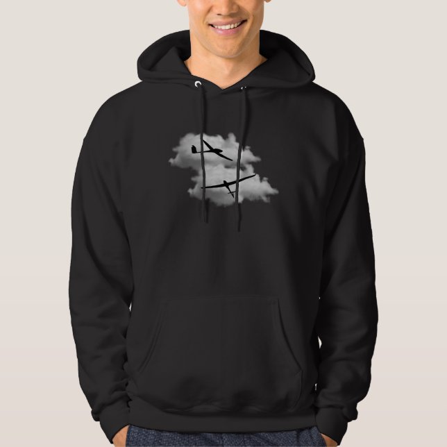 Veste À Capuche Planeur pratiquer le vol à voile cadeau cool (Devant)