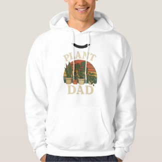 Veste À Capuche Plant Dad Vintage Retro Botanical T-Shirt Design