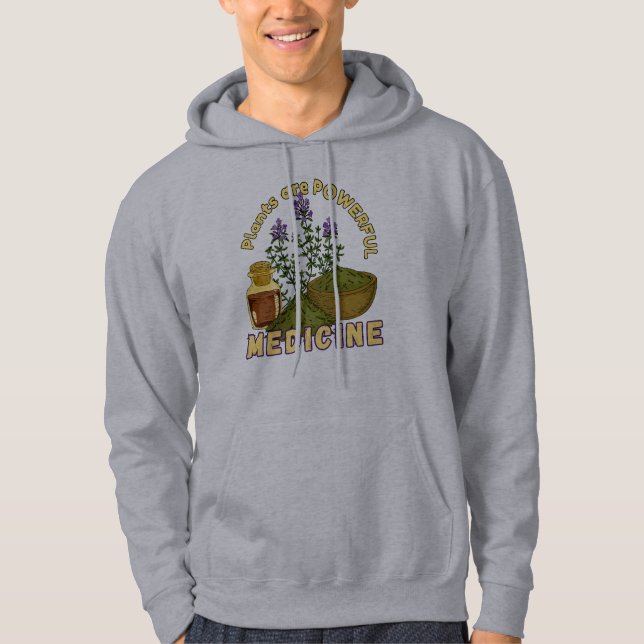Veste À Capuche Plants are medicine hoodie (Devant)