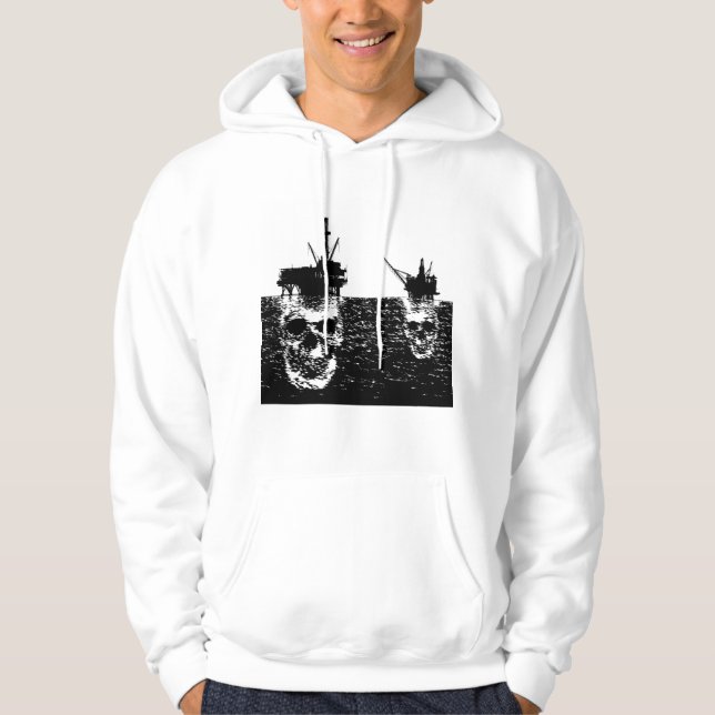 VESTE À CAPUCHE PLATES-FORMES DE PÉTROLE MARIN (Devant)