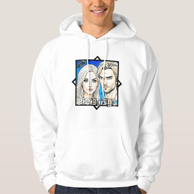Veste À Capuche Pléiadien Extra Terrestres et OVNI (Devant)