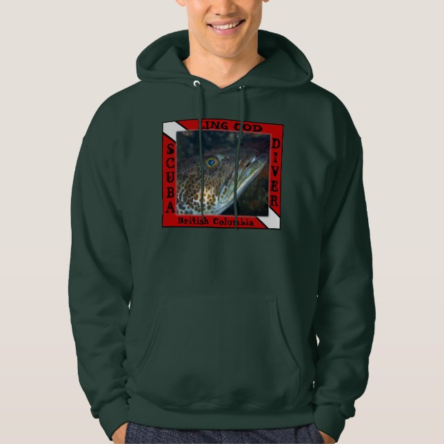 Veste À Capuche Plongée en Scaphandre Ling Cod - T-shirt (Devant)