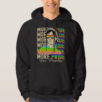 Veste À Capuche Plus Fierté Moins Préjugés Lgbt Gay Fière Ally Fie
