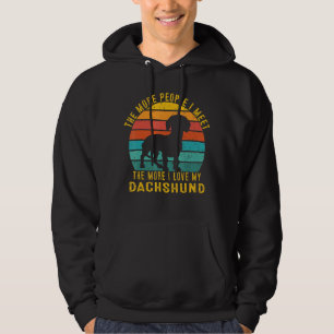 Veste À Capuche Plus Je Rencontre De Personnes, Plus J'Aime Mon Da