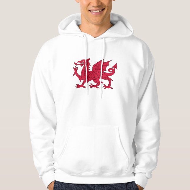 Veste À Capuche Poème né de Gallois avec le dragon (Devant)