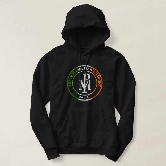 Veste À Capuche Pogue Mahone Logo Irlande Premium (Design devant)