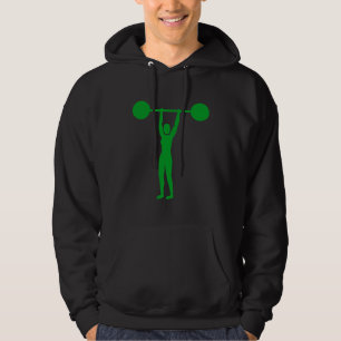 Veste À Capuche Poids Lifting 02 - Vert herbe