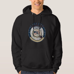 Veste À Capuche Point de Liberty Patriote Broderie Patriotique Aig