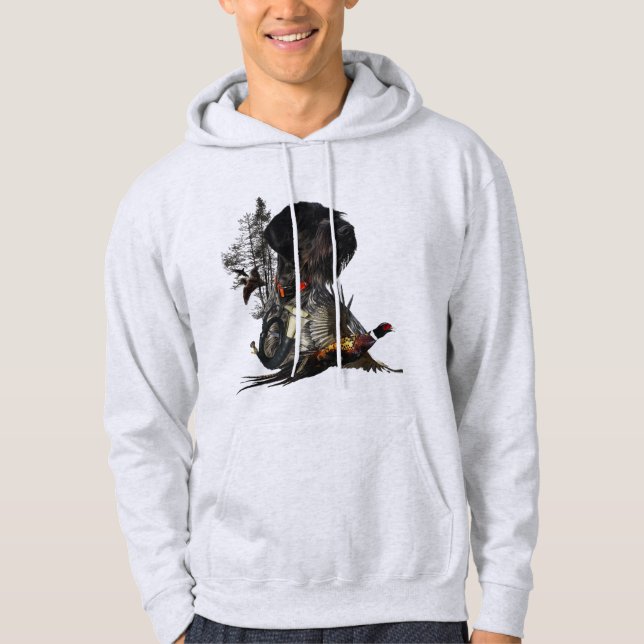 Veste À Capuche Pointeur À poils durs allemand (Devant)