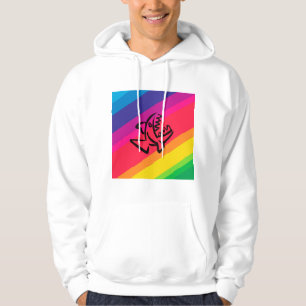 Veste À Capuche Poisson arc-en-ciel