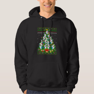Veste À Capuche Poitrine de requin marteau Xmas d'éclairage Arbre