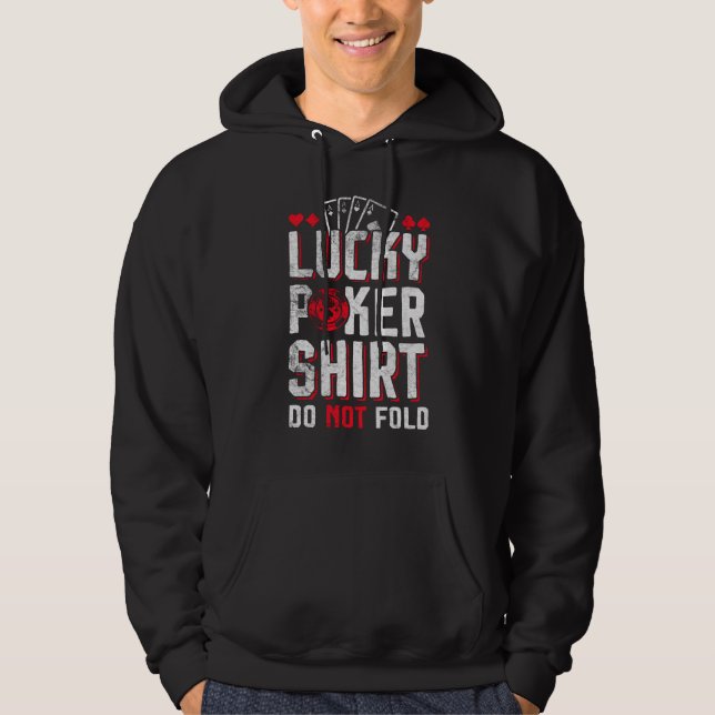Veste À Capuche Poker PokerFace Pokertunier tout en (Devant)
