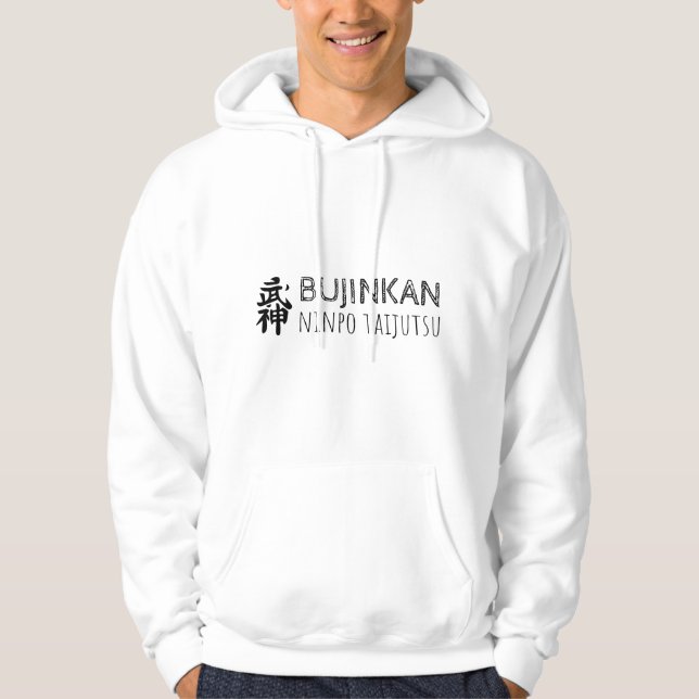 Veste À Capuche poleron bujinkan budo taijutsu (Devant)