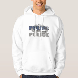 VESTE À CAPUCHE POLICE DE MANCHETTES