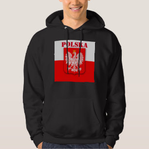 Veste À Capuche Pologne Drapeau Monde Football Patriotique Footbal