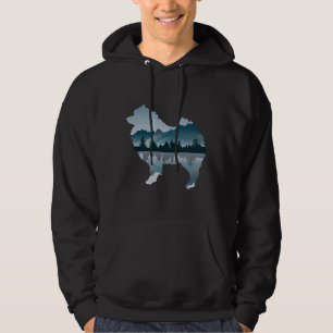 Veste À Capuche Pomeranian Lake Forest Graphic Funny Idea Maman Pa