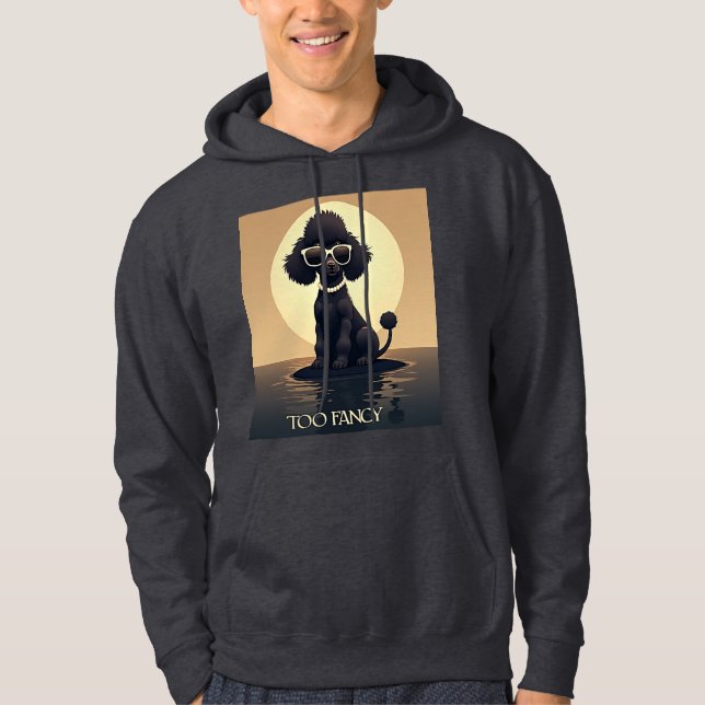 Veste À Capuche Poodle Too Fancy Fashion Dog Hoodie (Devant)