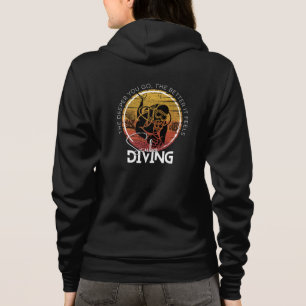 Veste À Capuche Portez votre hobby extrême, Plongée sous-marine