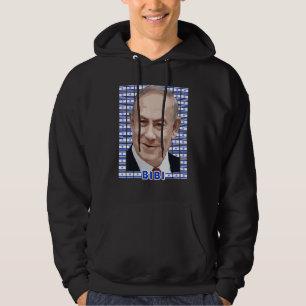 Veste À Capuche Portrait de Benjamin Netanyahu  Premier ministre d