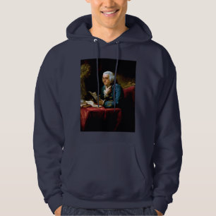 Veste À Capuche Portrait de pouce, Benjamin Franklin Père fondateu