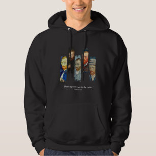 Veste À Capuche Portrait et citation de Vincent Van Gogh