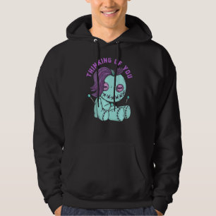 Veste À Capuche Poupée Voodoo Penser À Vous Pastel Voodoo Goth