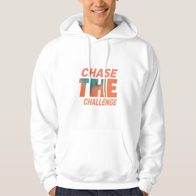 Veste À Capuche Poursuivre la motivation du défi pour les jeunes. (Devant)
