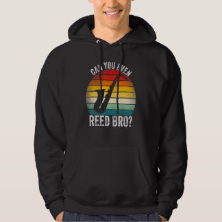 Veste À Capuche Pouvez-Vous Même Reed Frère  Joueur de Saxophone R