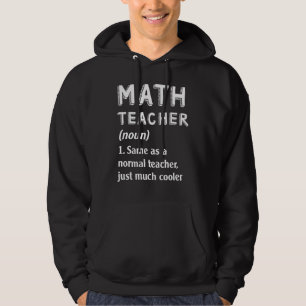 Veste À Capuche Professeur De Maths Comme Enseignant Normal Juste